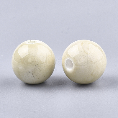 Handmade Porcelain Beads PORC-S499-02V-1