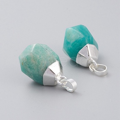 Natural Amazonite Pendants X-G-G845-07S-04-1