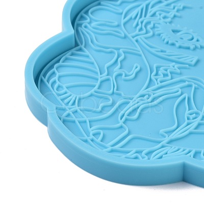 DIY Cup Mat Silicone Statue Molds X-DIY-C012-02-1