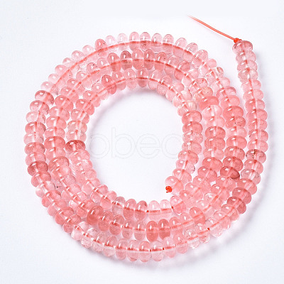 Cherry Quartz Glass Beads Strands G-S366-106-1