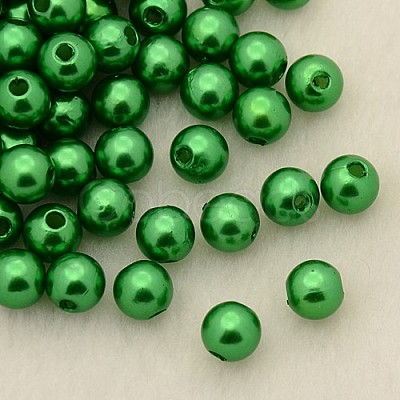 Imitation Pearl Acrylic Beads PL614-11-1