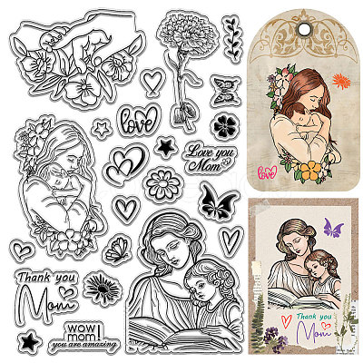 Custom PVC Plastic Clear Stamps DIY-WH0439-0333-1