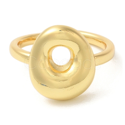 Brass Open Cuff Rings RJEW-U008-06O-G-1