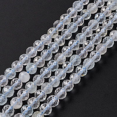 Natural Topaz Crystal Beads Strands G-F717-20-1