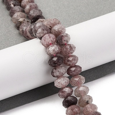 Natural Strawberry Quartz Beads Strands G-K380-A48-04-1