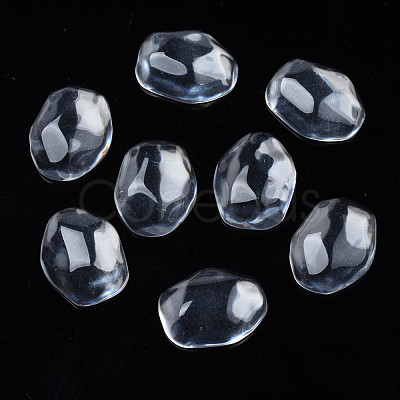 Transparent Resin Cabochons CRES-N031-008A-A01-1