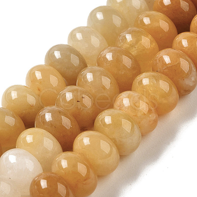 Natural Topaz Jade Beads Strands G-G102-C09-01-1