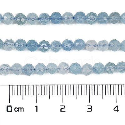 Natural Aquamarine Beads Strands G-L587-A02-02-1