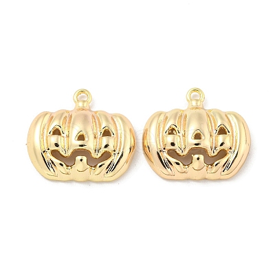 Halloween Themed Brass Pendants KK-L211-012G-01-1