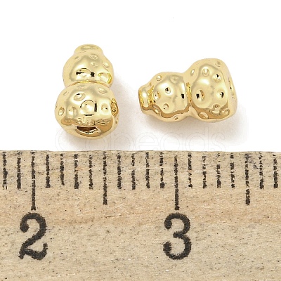 Textured Brass Beads KK-Q820-28G-1