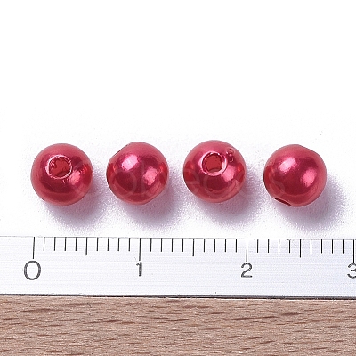 Imitation Pearl Acrylic Beads PL609-13-1