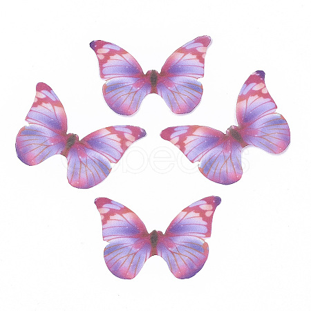 Polyester Fabric Wings Crafts Decoration X-FIND-S322-010C-05-1