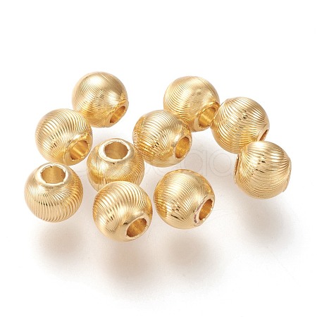 Brass Beads X-KK-M213-02B-G-1