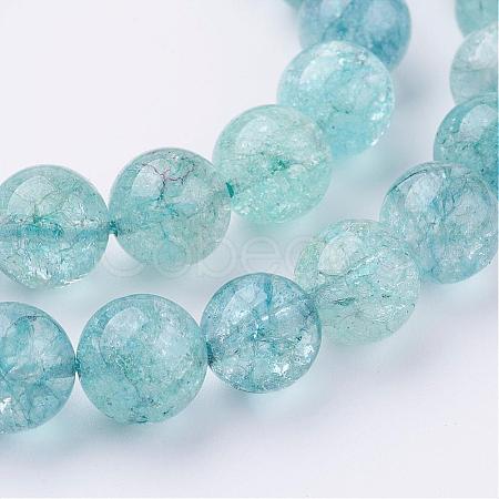 Natural Crackle Quartz Beads Strands G-K084-6mm-09A-1