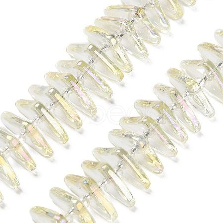 Electroplate Glass Beads Strands GLAA-K061-04A-FR01-1