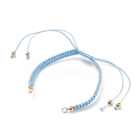 Adjustable Braided Polyester Cord Bracelet Making AJEW-JB00760-04-1