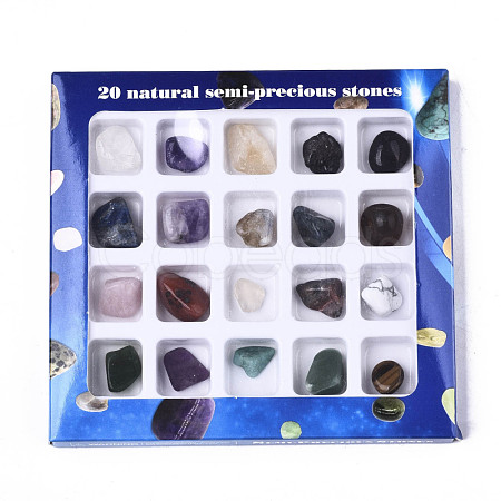Natural Mixed Gemstone Beads G-N0327-004-1