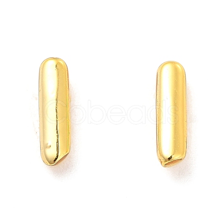 Brass Hollow Out Initial Letter Stud Earrings for Women EJEW-A044-01G-I-1