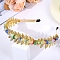 Gemstone Hair Bands, Hair Accessories for Women Girls, 150x125x35mm