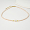 Natural Freshwater Pearl & Glass Beaded Necklaces for Women, Beige