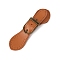 Leather Toggle Buckle, for Bag Sweater Jacket Coat, DIY Sewing Accessories Crafts, Chocolate, 11.5~14.5cm