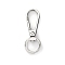 Alloy Swivel Snap Clasps, for Bag Making, Platinum, 39x13mm