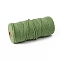 Cotton String Threads for Crafts Knitting Making, Olive Drab, 3mm, about 218.72 Yards(200m)/Roll