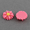 Flatback Hair & Costume Accessories Ornaments Resin Flower Daisy Decoden Cabochons, Hot Pink, 13x4mm