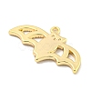 Halloween Themed Brass Pendants KK-L211-012G-04-2