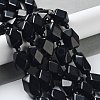 Natural Obsidian Beads Strands G-C182-24-01-2