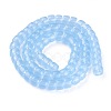 Opaque Solid Color Glass Beads Strands X-GLAA-A036-I21-2