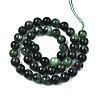 Natural Ruby in Zoisite Beads Strands G-Q961-16-8mm-2