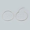 925 Sterling Silver Earring Hoop STER-T002-187S-2