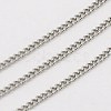 304 Stainless Steel Curb Chain Twist Link Chains CHS-K00-18-2.3mm-1