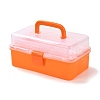 Rectangle Portable PP Plastic Storage Box CON-D007-01B-2