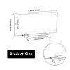 CHGCRAFT 3 Sets Transparent Acrylic Currency Display Frames ODIS-CA0001-14-2