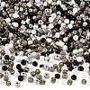 100G Opaque & Transparent Inside Colours 6/0 Glass Seed Beads SEED-TA0001-12A-10