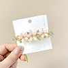 Flower Alloy & Resin Hair Barrettes PW-WGCE9AD-02-1