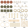 SUNNYCLUE Face Pattern Enamel Charm Dangle Earring Making Kit DIY-SC0018-14-2