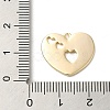 Valentine's Day Brass Pendants KK-G481-16G-3