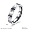 Engraved You & Me Titanium Steel Couple Rings For Women RJEW-BB16369-8P-3