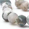 Natural Tree Agate Beads Strands G-T106-040-2