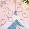 CHGCRAFT 20Pcs Alloy Open Back Bezel Pendants FIND-CA0008-78-5