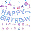 Birthday Decoration Paper Flag Banners HJEW-WH0042-86-1