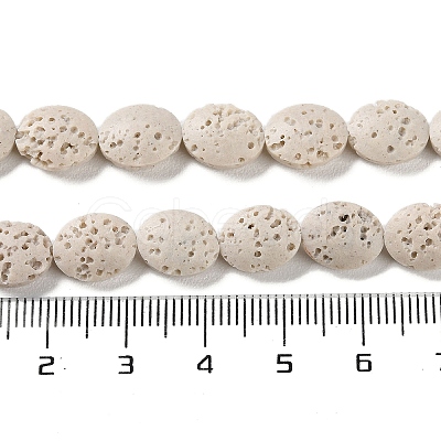 Natural Lava Rock Dyed Beads Strands G-H311-01-01-1