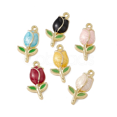 Alloy Enamel Pendants ENAM-K066-01-1