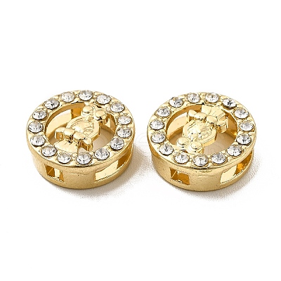 Alloy Rhinestone Beads PALLOY-F290-45KCG-1