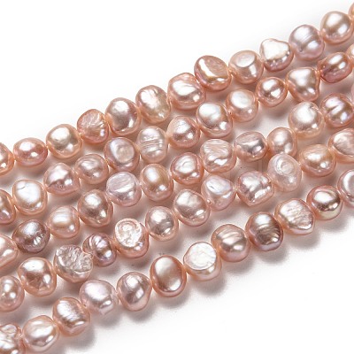 Natural Cultured Freshwater Pearl Beads Strands PEAR-L033-45B-1