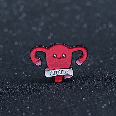 Uterus with Word Enamel Pin GIPO-PW0001-005-1