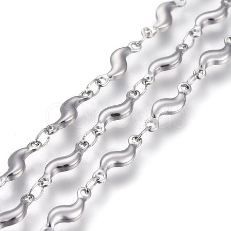 304 Stainless Steel Link Chains STAS-P219-35-1